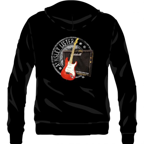 Hoodie Image with the Eyes Wide Open design. Back